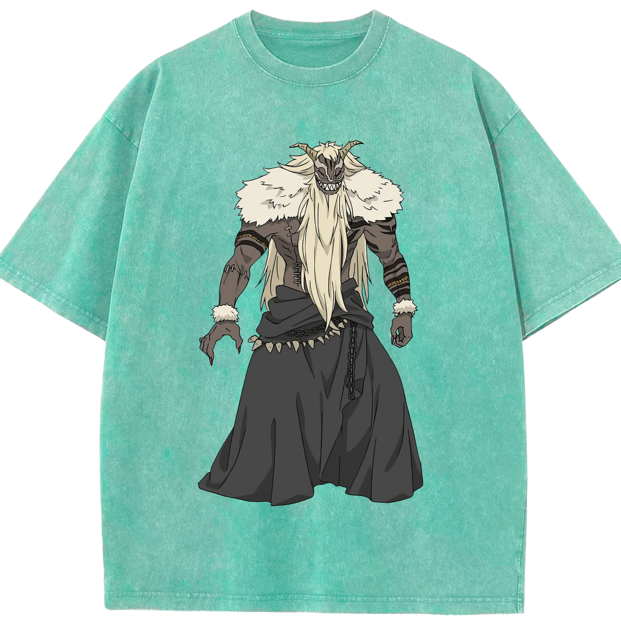 （画像用） 葬送のフリーレン Frieren 綿100% ヴィンテージ風 半袖Tシャツ（フロントプリント）
